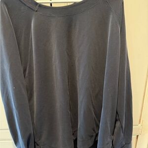 Athleta Black Crew Sweatshirt Top